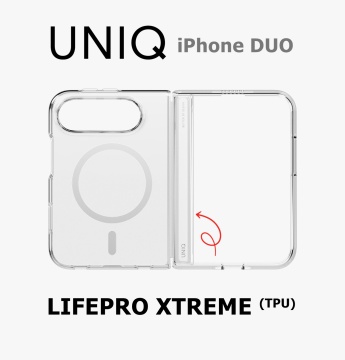 Ốp dẻo UNIQ LifePro Xtreme Crystal Clear iPhone DUO